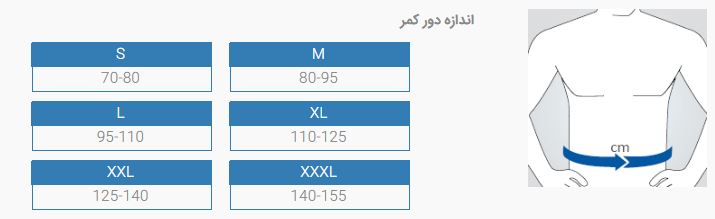 انتخاب سایز شکم بند دوران بارداری پاک سمن