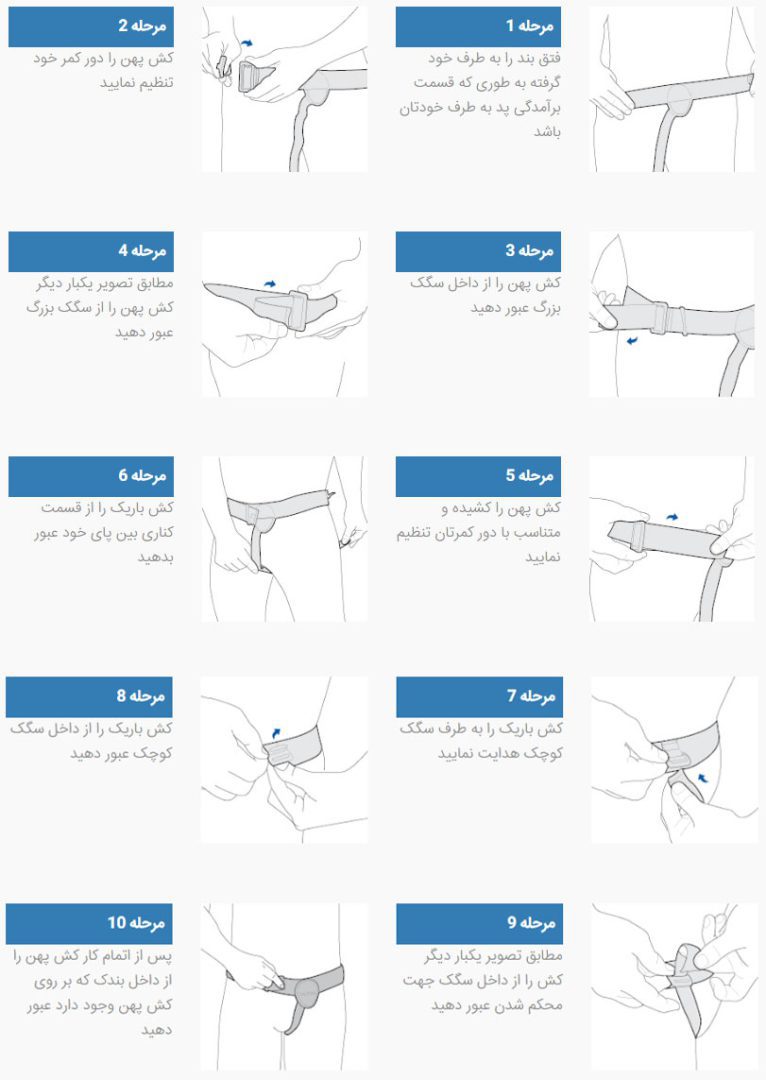 بستن فتق بند یکطرفه پاک سمن