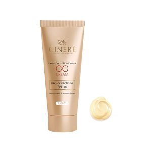 عکس سی سی کرم رنگ روشن سینره SPF40
